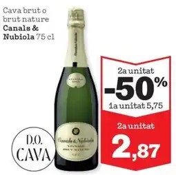 Sorli Canals & Nubiola Cava brut o brut nature oferta