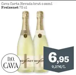 Sorli Freixenet Cava Carta Nevada brut o semi oferta