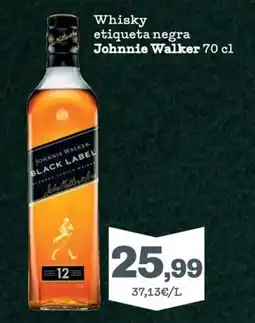 Sorli Johnnie Walker Whisky etiqueta negra oferta