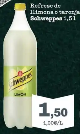 Sorli Schweppes Refresc de llimona o taronja oferta