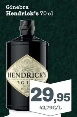Sorli Hendrick's Ginebra oferta