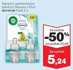 Sorli Airwick Recanvi ambientador elèctric Nenuco o Flor oferta
