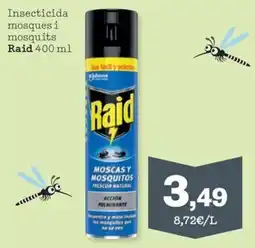 Sorli Raid Insecticida mosques i mosquits oferta