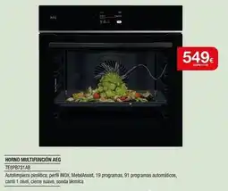 Milar Aeg - horno multifuncion oferta