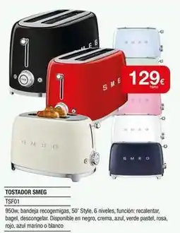 Milar Smeg - tostador tsf01 oferta