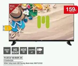 Milar Jvc - tv led 32 hd ready jvc oferta