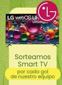 Clarel Lg - sorteames smart tv oferta
