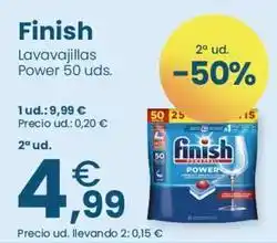 Clarel Finish - lavavajillas power oferta