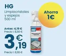 Clarel Hg - limpiacristales y espejos oferta