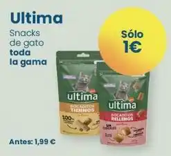 Clarel Última - snacks de gato toda la gama oferta