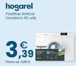 Clarel Hogarel pastillas antical lavadora oferta