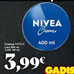Gadis Nivea - crema oferta