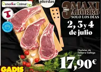 Gadis Gallega - chuletas de ternera oferta