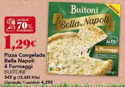 Gadis Buitoni - pizza congelada bella napoli 4 formaggi oferta
