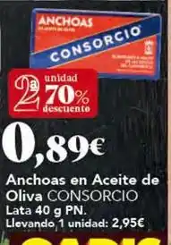 Gadis Consorcio - anchoas en aceite de oliva oferta