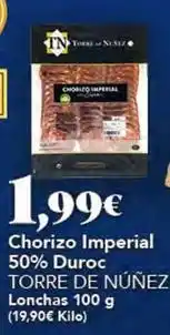 Gadis Torre de núñez - chorizo imperial 50% duroc oferta