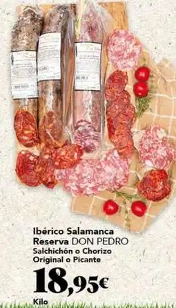 Gadis Salamanca - ibérico reserva salchichon o chorizo original o picante oferta