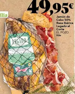 Gadis El pozo - jamón de cebo 50% raza ibérica legado al corte oferta