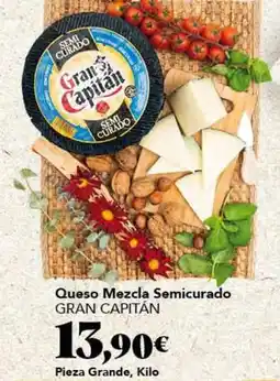 Gadis Gran capitán - queso mezcla semicurado oferta