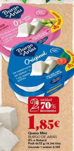 Gadis Burgo de arias - queso mini oferta