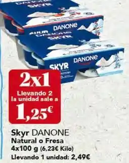 Gadis Danone - skyr natural o fresa oferta