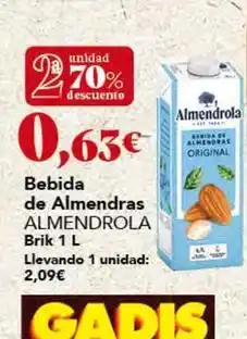 Gadis El almendro - bebida de almendras oferta