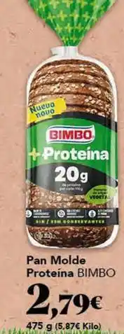 Gadis Bimbo - pan molde proteina oferta