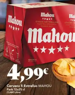 Gadis Mahou - cerveza 5 estrellas pack 12x oferta