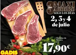 Gadis Solo - chuletas de ternera oferta