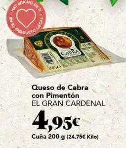 Gadis El gran cardenal - queso de cabra con pimenton oferta