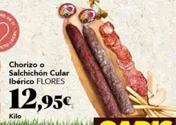 Gadis Chorizo o salchichon iberico flores oferta