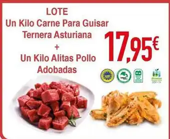 Asturiana - un kilo carne para guisar ternera