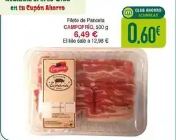 Masymas Campofrío - filete de panceta oferta