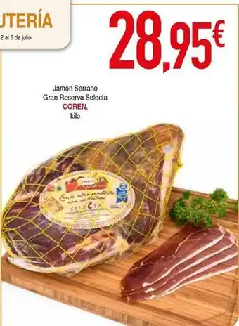 Coren - jamón serrano gran reserva selecta