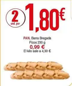 Pan, barra bregada