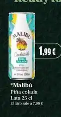 Masymas Malibú - piña colada lata oferta