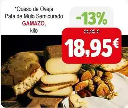 Masymas Queso de oveja pata de mulo semicurado oferta
