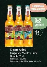 Masymas Desperados - original / mojito / lima oferta