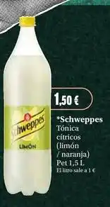 Masymas Schweppes - tònica citricos oferta