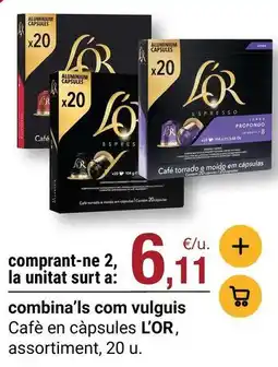 BonpreuEsclat L'or - cafe en capsules assortiment oferta