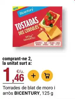 BonpreuEsclat Bicentury - torrades de blat de moro i arros oferta