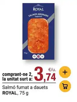 BonpreuEsclat Royal - salmó fumat a dauets oferta