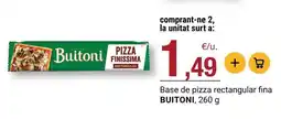 BonpreuEsclat Buitoni - base de pizza rectangular fina oferta