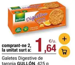 BonpreuEsclat Gullón - galetes digestive de taronia oferta