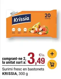 BonpreuEsclat Krissia - surimi fresc en bastonets oferta
