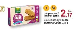 BonpreuEsclat Gullón - galetes sandvitx sense gluten oferta