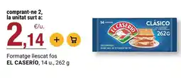 BonpreuEsclat El caserío - formatge llescat fos oferta