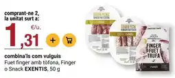 BonpreuEsclat Snack - fuet finger amb tofona, finger o exentis oferta