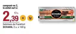 BonpreuEsclat Schara - salsitxes de frankfurt oferta