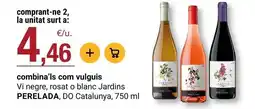 BonpreuEsclat Perelada - vi negre, rosat o blanc jardins oferta